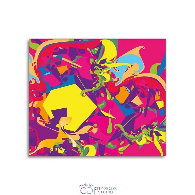 Модульная картина Citydecor Абстракция арт. 2.2 (1 модуль) 60x70 см