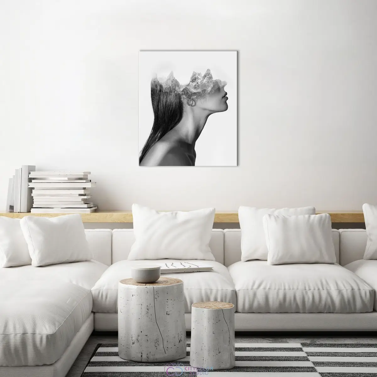 Модульная картина Citydecor Абстракция арт. 2.213 (1 модуль) 60x70 см