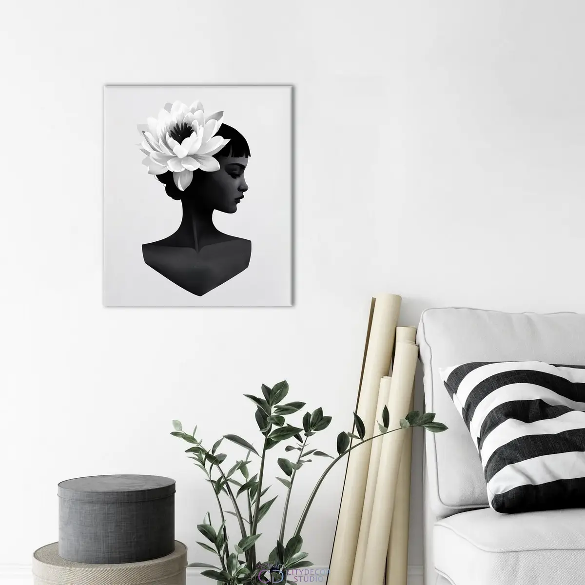 Модульная картина Citydecor Абстракция арт. 2.214 (1 модуль) 60x70 см