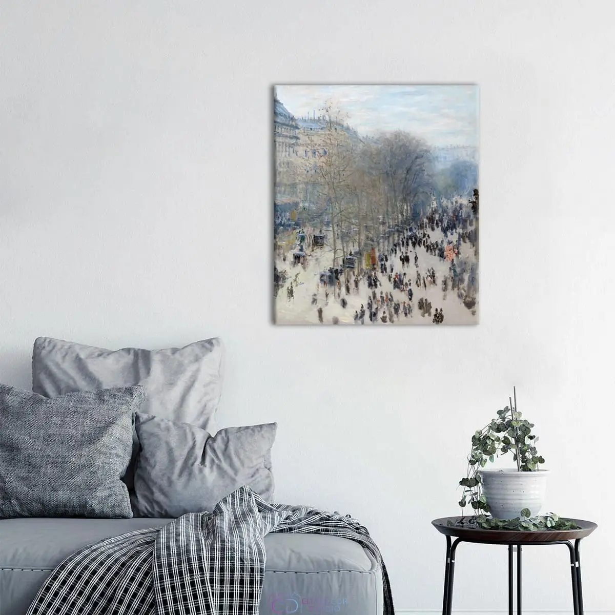 Модульная картина Citydecor "Бульвар Капуцинок", Клод Моне. Репродукция, арт. 2.221 (1 модуль) 60x70 см