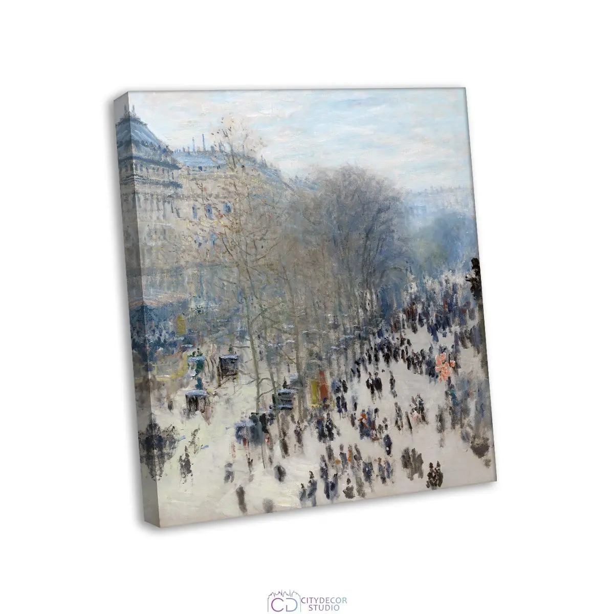 Модульная картина Citydecor "Бульвар Капуцинок", Клод Моне. Репродукция, арт. 2.221 (1 модуль) 60x70 см