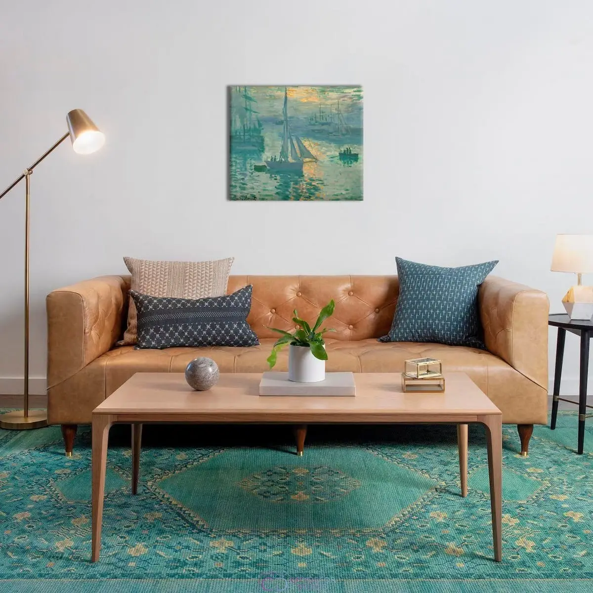 Модульная картина Citydecor "Рассвет", Клод Моне. Репродукция, арт. 2.228 (1 модуль) 60x70 см