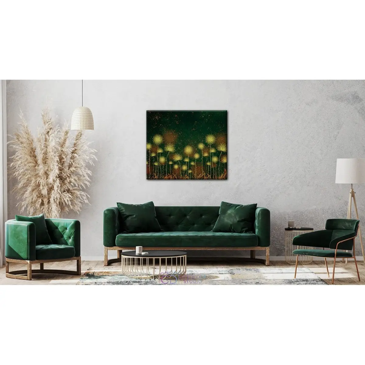Дизайнерская модульная картина Citydecor Невесомость арт. 2.233 (1 модуль) 60x70 см