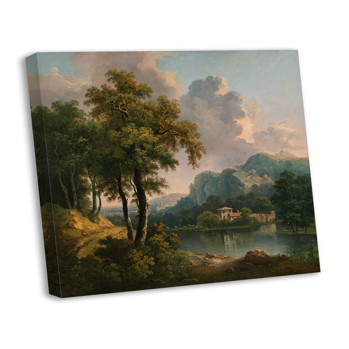 Модульная картина Citydecor Лесной холмистый пейзаж, Лондон, Репродукция 2.257 (1 модуль) 60x70 см