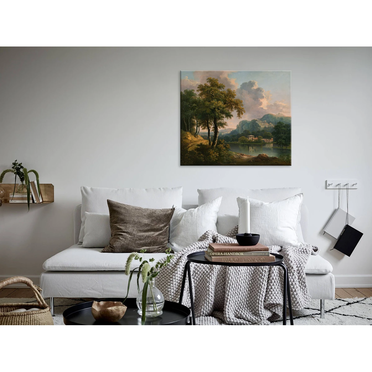 Модульная картина Citydecor Лесной холмистый пейзаж, Лондон, Репродукция 2.257 (1 модуль) 60x70 см