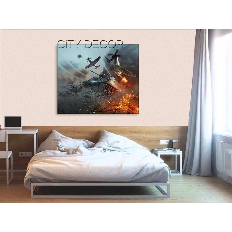 Модульная картина Citydecor Танки арт. 2.60 (1 модуль) 60x70 см