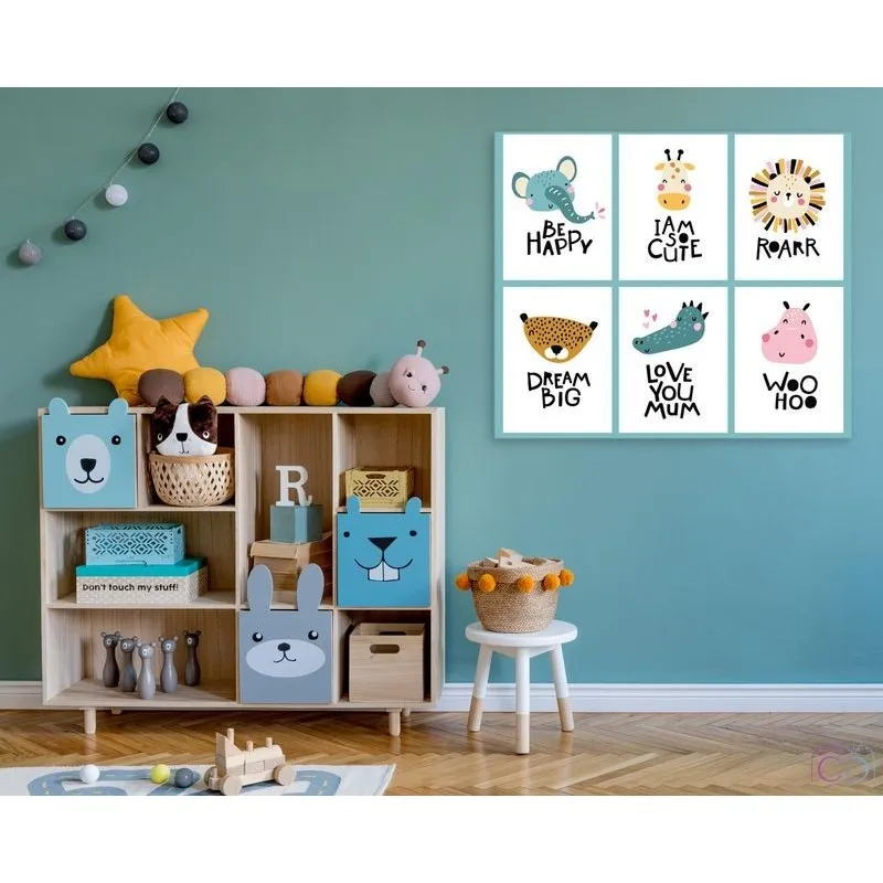 Модульная картина Citydecor Детская арт. 2.77 (1 модуль) 60x70 см