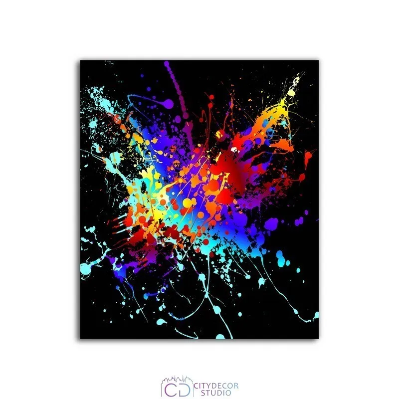 Модульная картина Citydecor Абстракция арт. 2.9 (1 модуль) 70x60 см