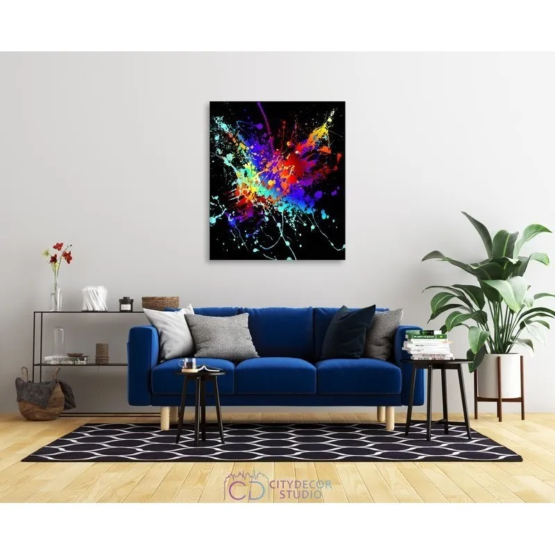 Модульная картина Citydecor Абстракция арт. 2.9 (1 модуль) 70x60 см