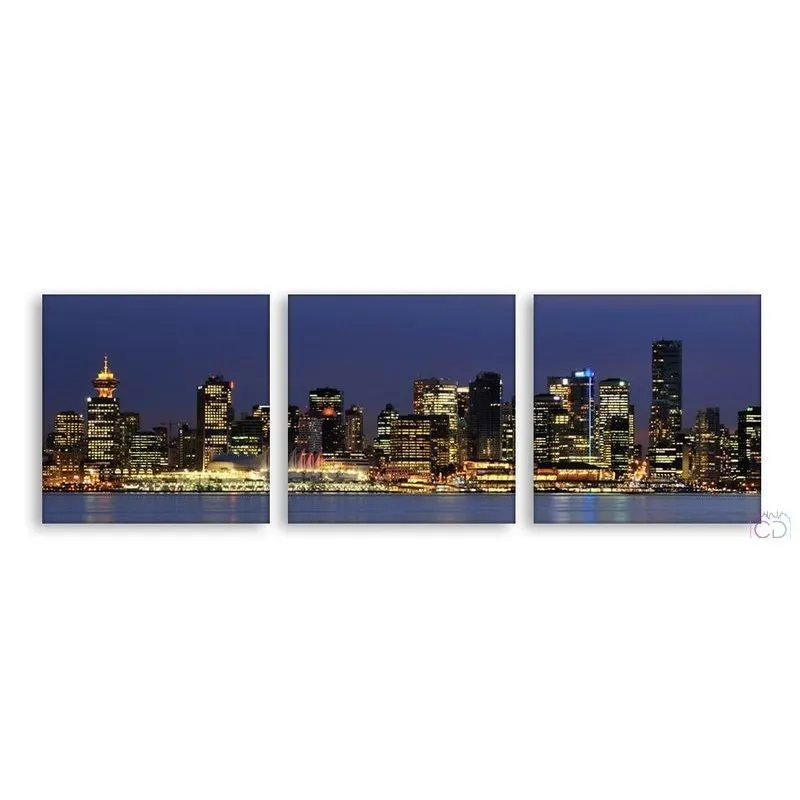 Модульная картина Citydecor Города/Архитектура арт. 3.17 (3 модуля) 37x117 см