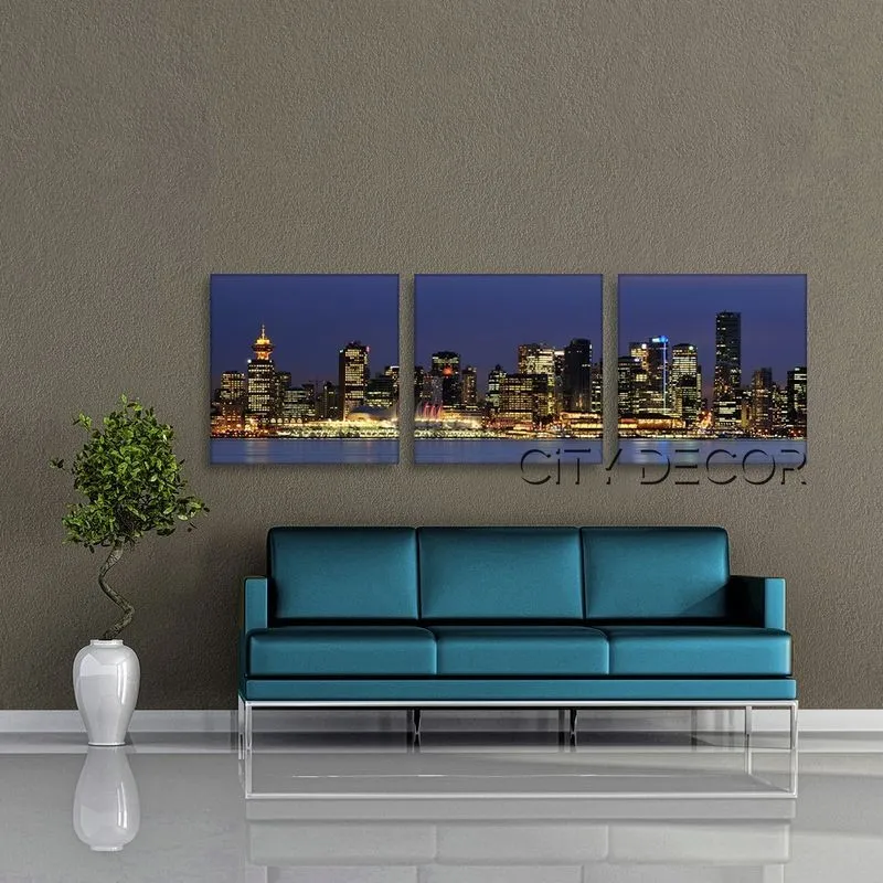 Модульная картина Citydecor Города/Архитектура арт. 3.17 (3 модуля) 37x117 см