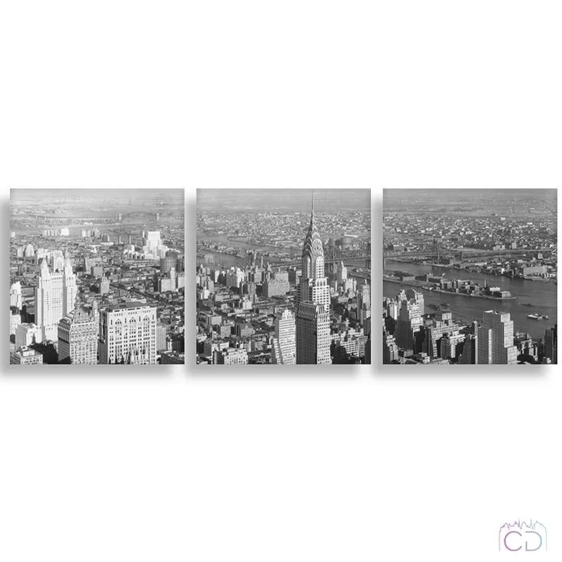 Модульная картина Citydecor Города/Архитектура арт. 3.18 (3 модуля) 37x117 см