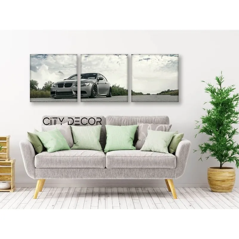 Модульная картина Citydecor Транспорт арт. 3.28 (3 модуля) 37x117 см