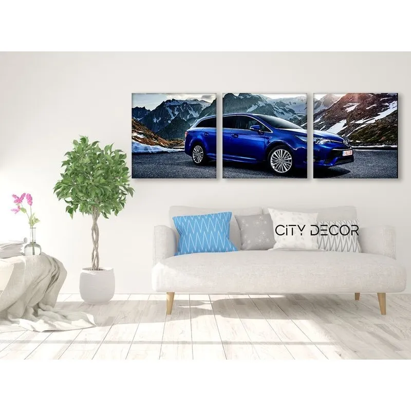 Модульная картина Citydecor Транспорт арт. 3.30 (3 модуля) 37x117 см