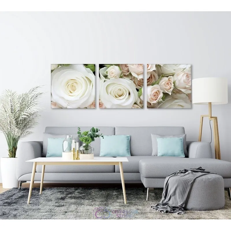 Модульная картина Citydecor Цветы/Растения арт. 3.4 (3 модуля) 37x117 см