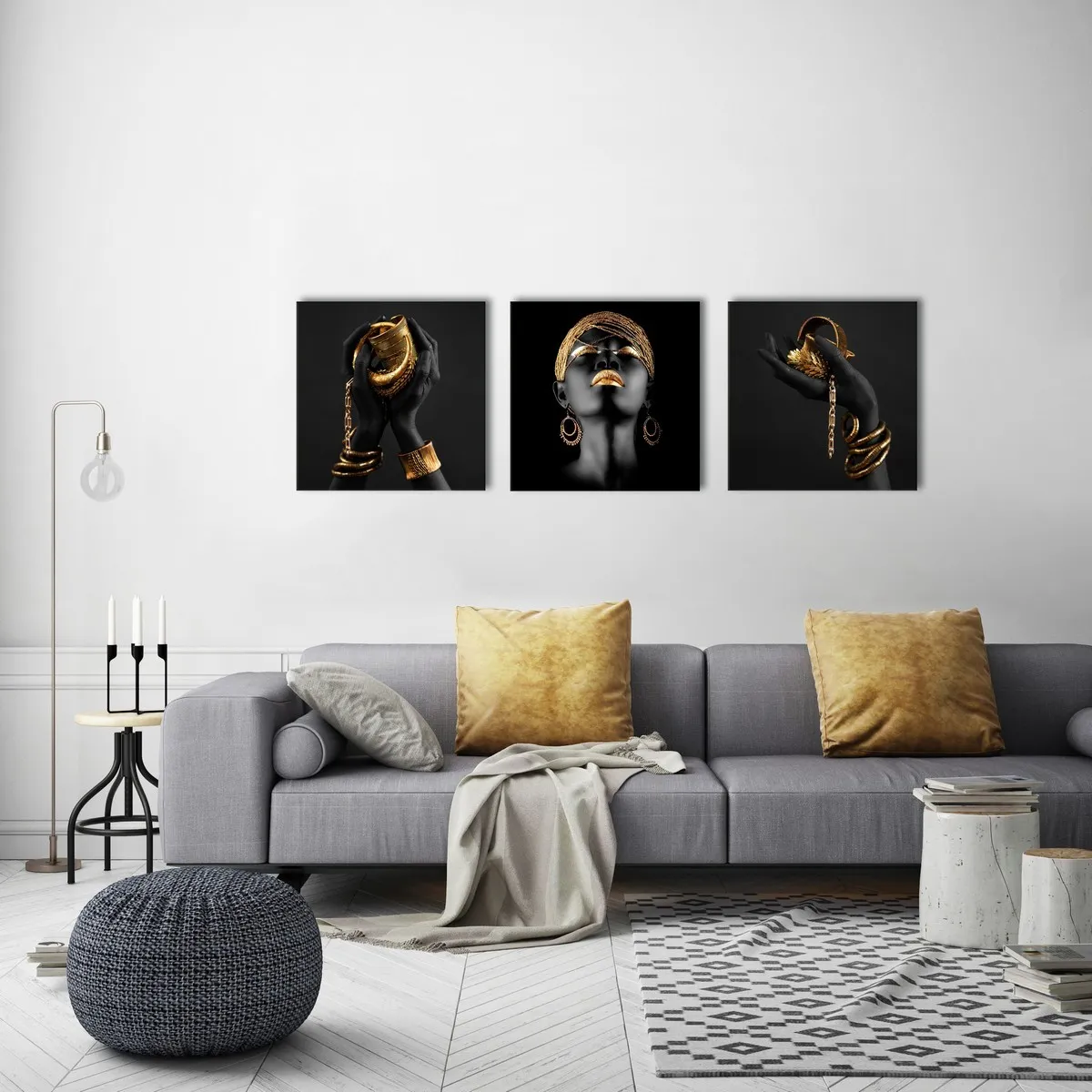 Модульная картина Citydecor Люди/Знаменитости арт. 3.62 (3 модуля) 37x117 см