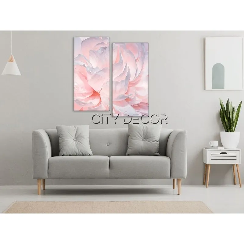 Модульная картина Citydecor Цветы/Растения арт. 4.15 (2 модуля) 100x77 см