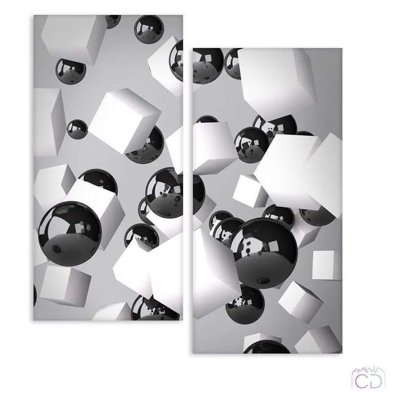 Модульная картина Citydecor Абстракция арт. 4.17 (2 модуля) 100x77 см