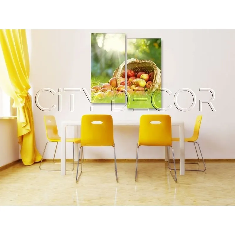 Модульная картина Citydecor Еда/Напитки арт. 4.21 (2 модуля) 100x77 см