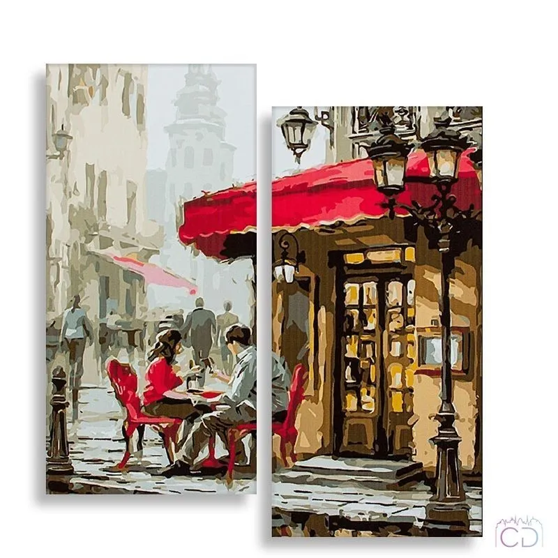 Модульная картина Citydecor Романтика арт. 4.23 (2 модуля) 100x77 см
