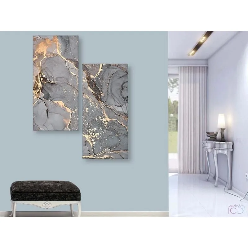 Модульная картина Citydecor Абстракция арт. 4.30 (2 модуля) 100x77 см