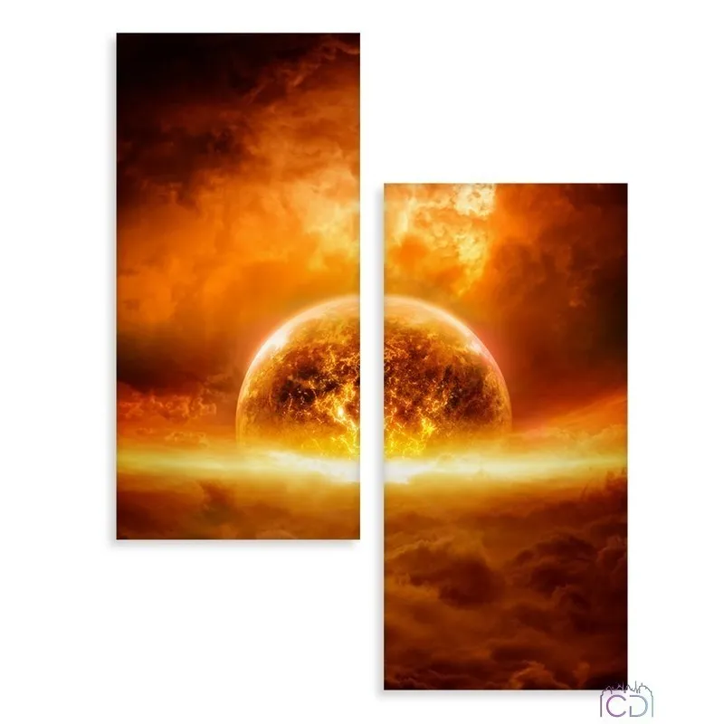 Модульная картина Citydecor Космос арт. 4.31 (2 модуля) 100x77 см
