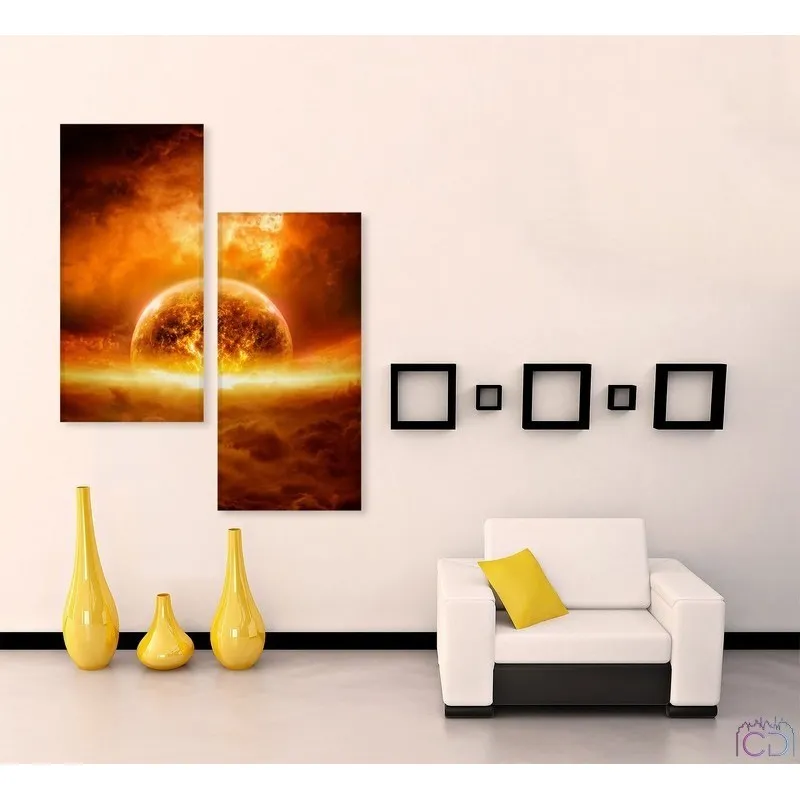 Модульная картина Citydecor Космос арт. 4.31 (2 модуля) 100x77 см