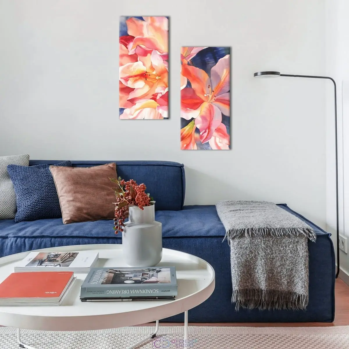 Модульная картина Citydecor Цветы/Растения арт.4.35 (2 модуля) 100x77 см