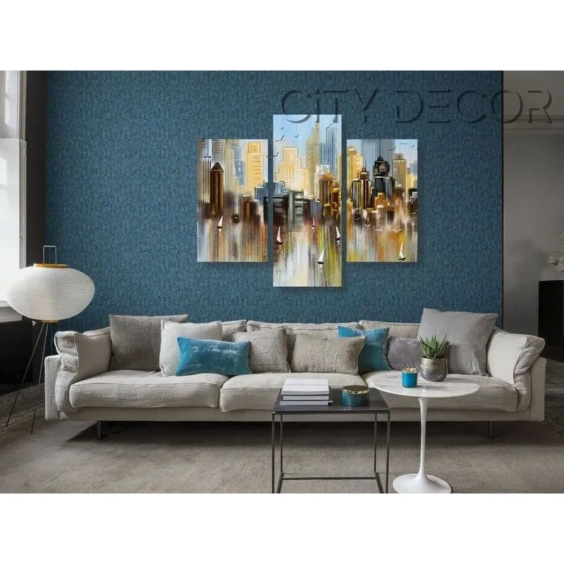 Модульная картина Citydecor Города/Архитектура арт. 5.18 (3 модуля) 70x96 см