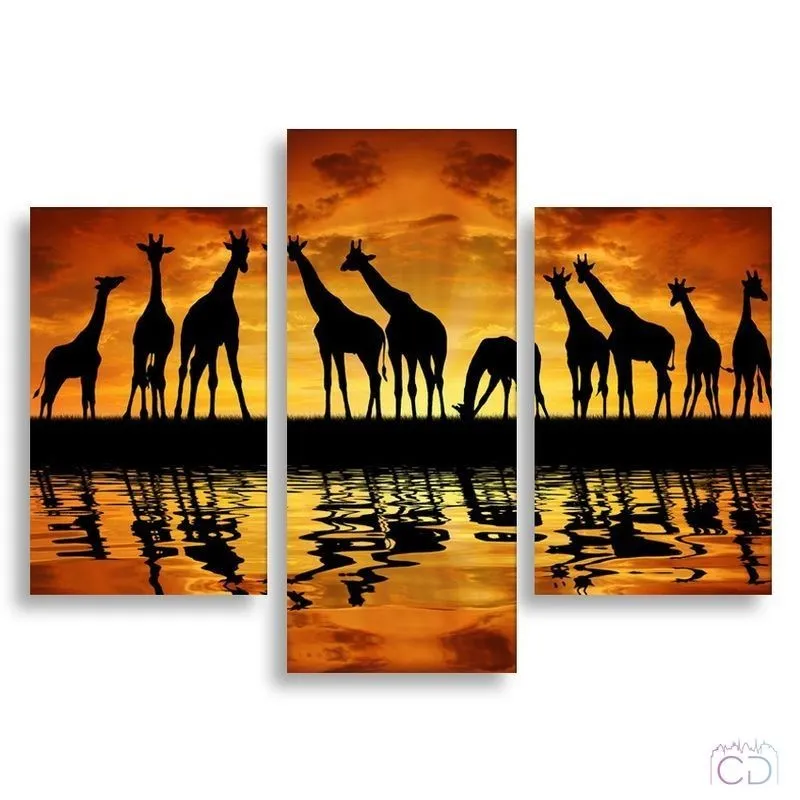 Модульная картина Citydecor Животные/Птицы арт. 5.21 (3 модуля) 70x96 см