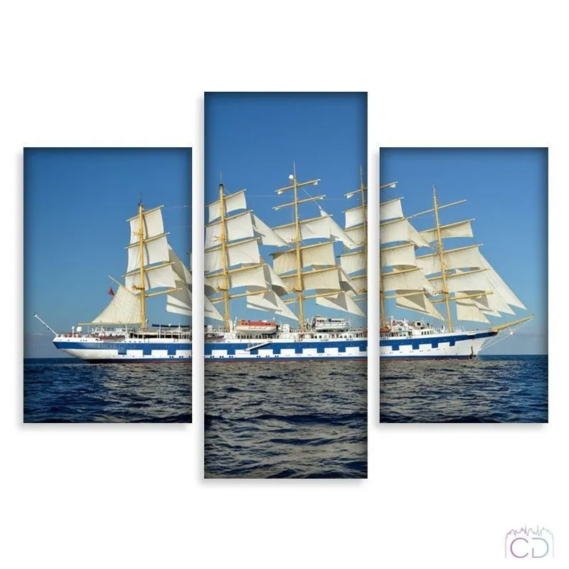 Модульная картина Citydecor Море/Водопады арт. 5.24 (3 модуля) 70x96 см