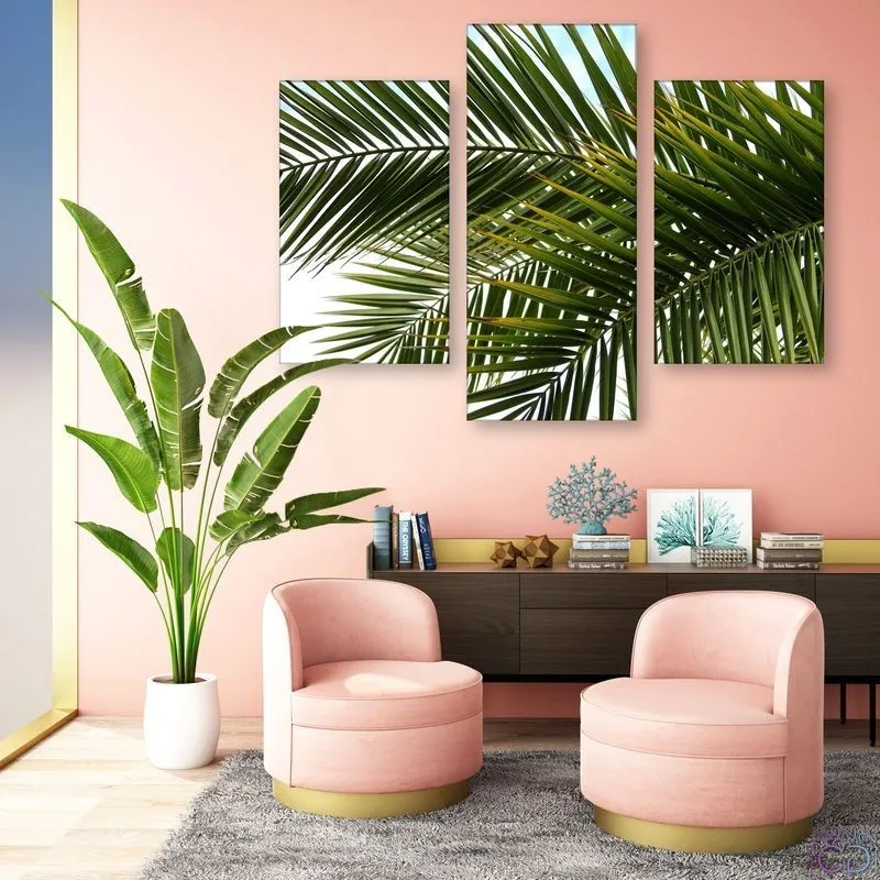 Модульная картина Citydecor Цветы/Растения арт. 5.39 (3 модуля) 70x96 см