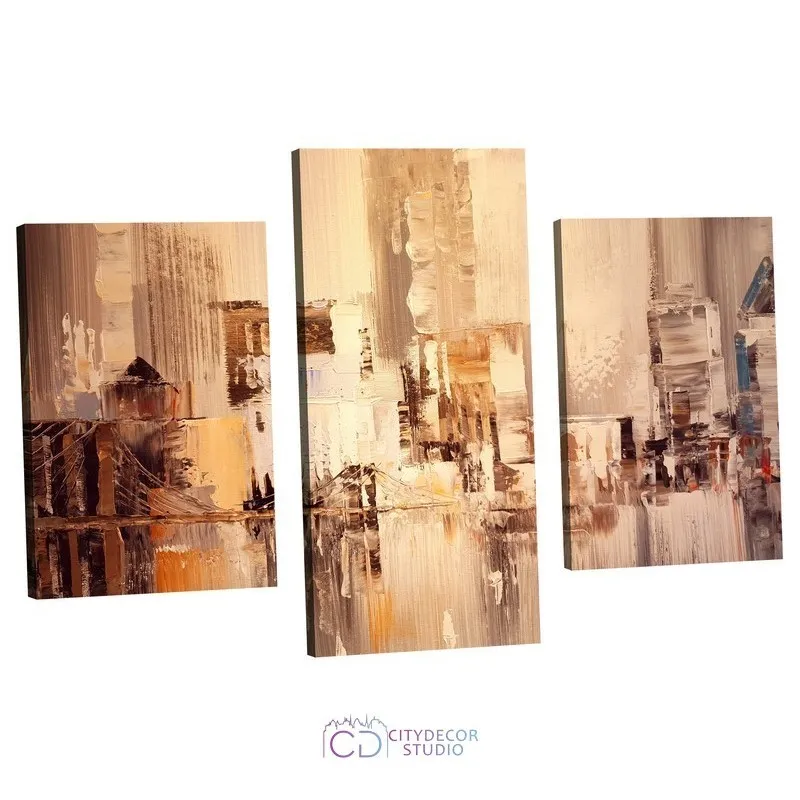 Модульная картина Citydecor Города/Архитектура арт. 5.43 (3 модуля) 70x96 см