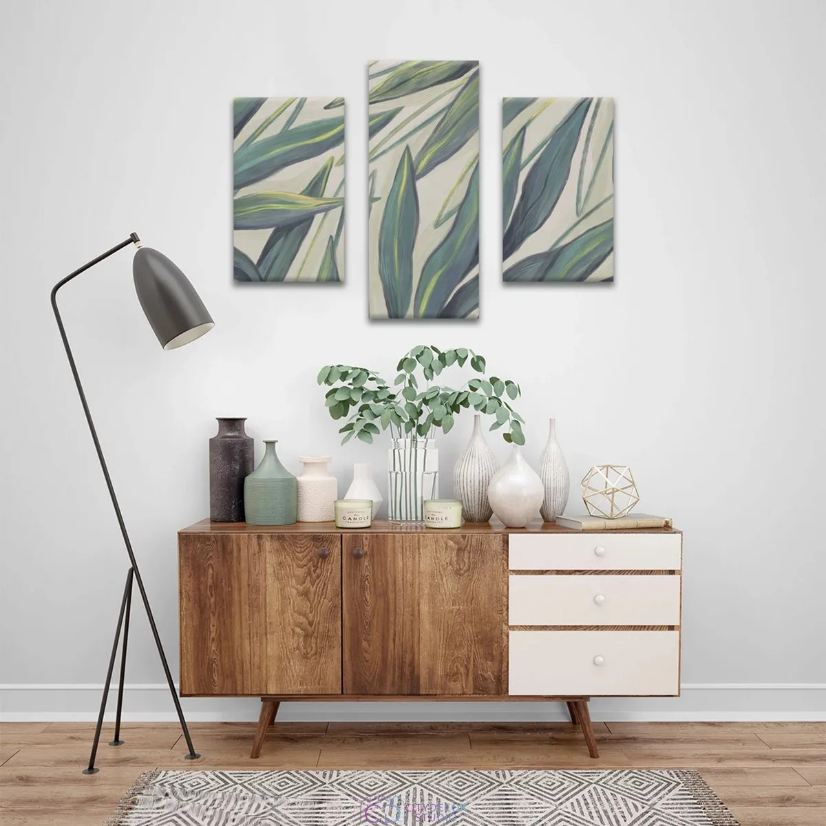 Модульная картина Citydecor Sunset арт. 5.47 (3 модуля) 70x96 см