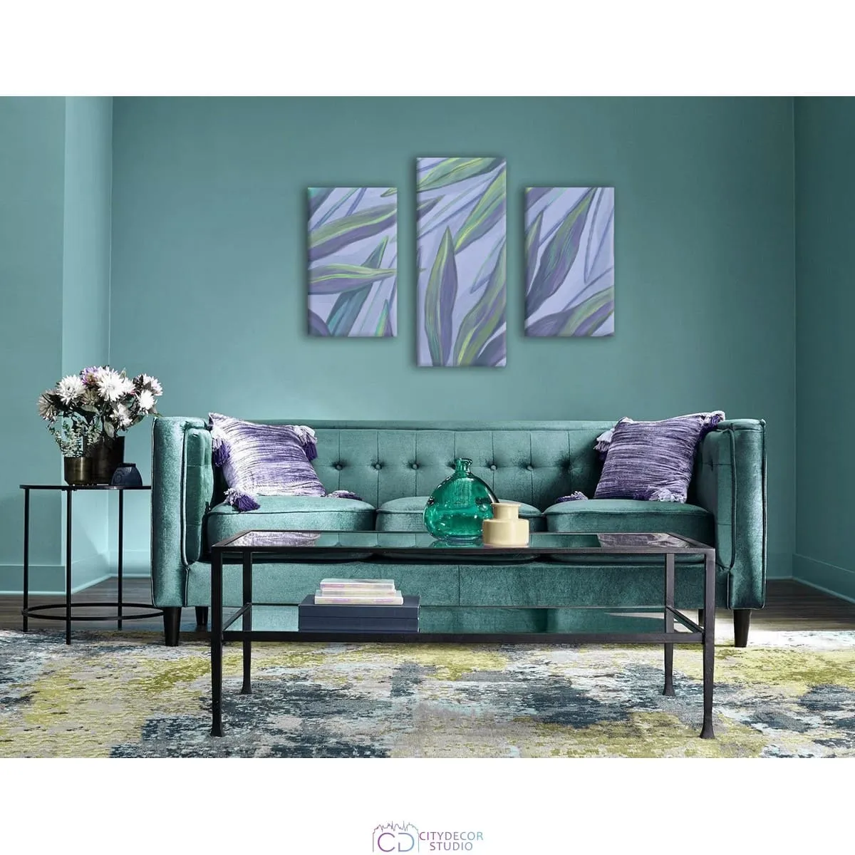 Модульная картина Citydecor Sunset арт. 5.48 (3 модуля) 70x96 см