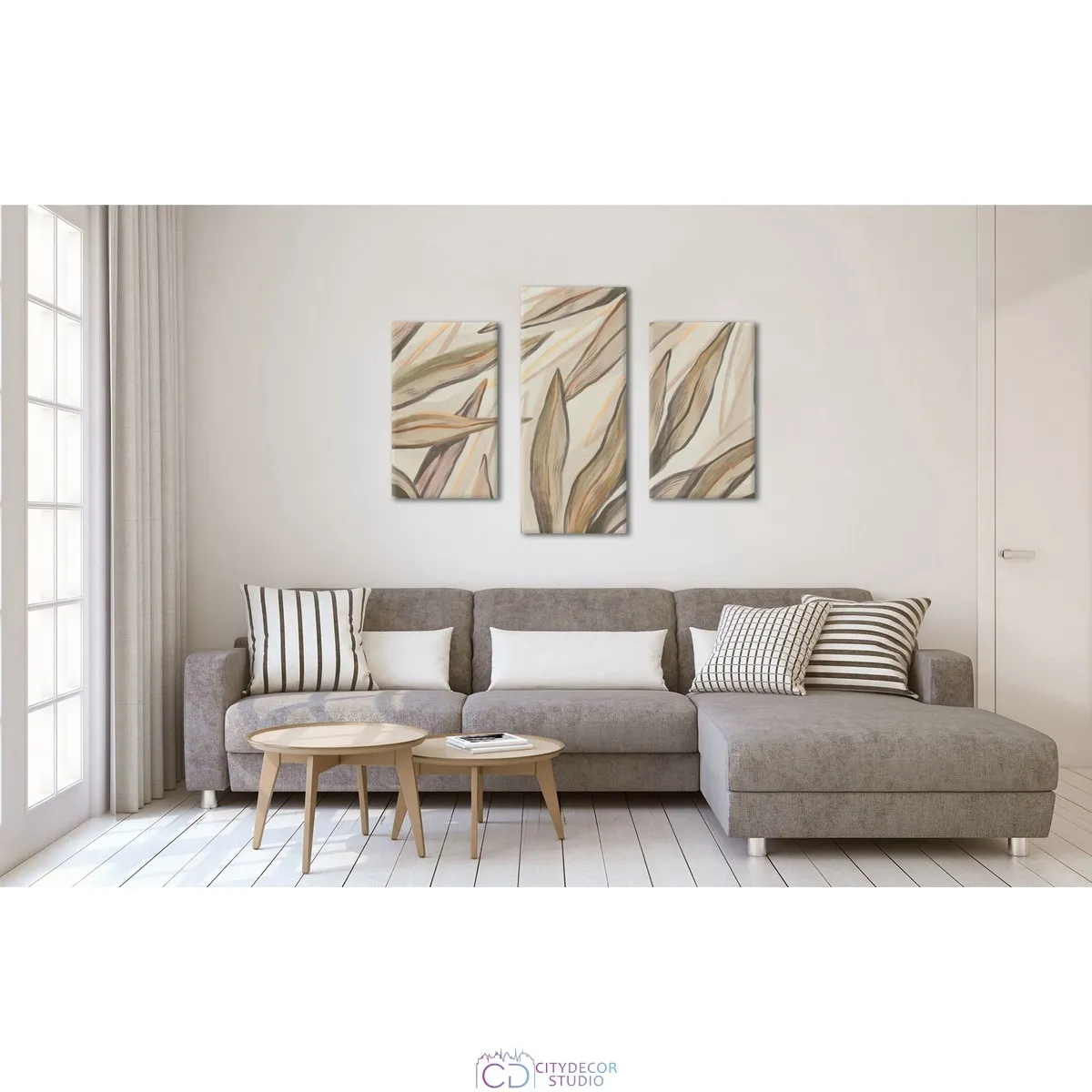 Модульная картина Citydecor Sunset арт. 5.49 (3 модуля) 70x96 см