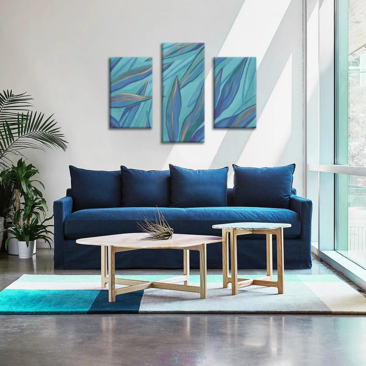 Модульная картина Citydecor Sunset арт. 5.51 (3 модуля) 70x96 см