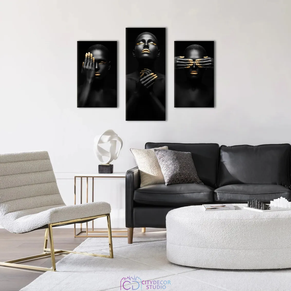 Модульная картина Citydecor Люди/Знаменитости арт. 5.68 (3 модуля) 70x96 см