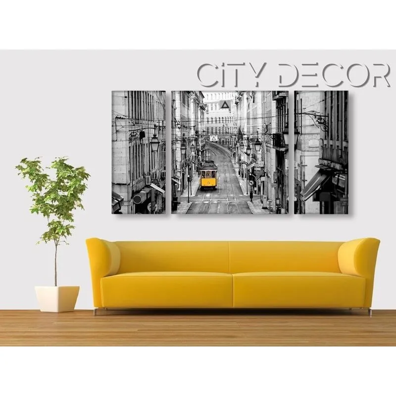 Модульная картина Citydecor Транспорт арт. 6.12 (3 модуля) 60x118 см