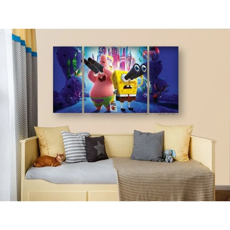 Модульная картина Citydecor Детская арт. 6.15 (3 модуля) 60x118 см