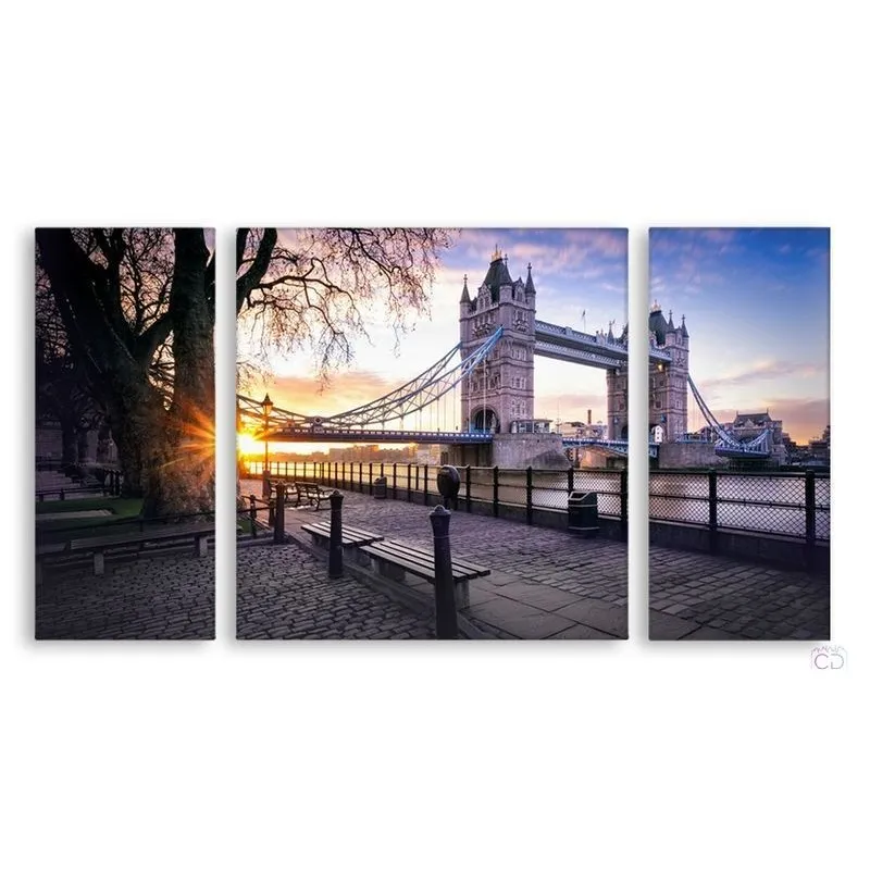 Модульная картина Citydecor Города/Архитектура арт. 6.21 (3 модуля) 60x118 см