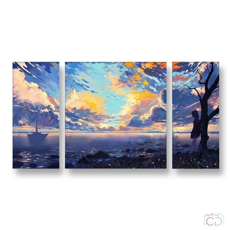 Модульная картина Citydecor Природа арт. 6.34 (3 модуля) 60x118 см