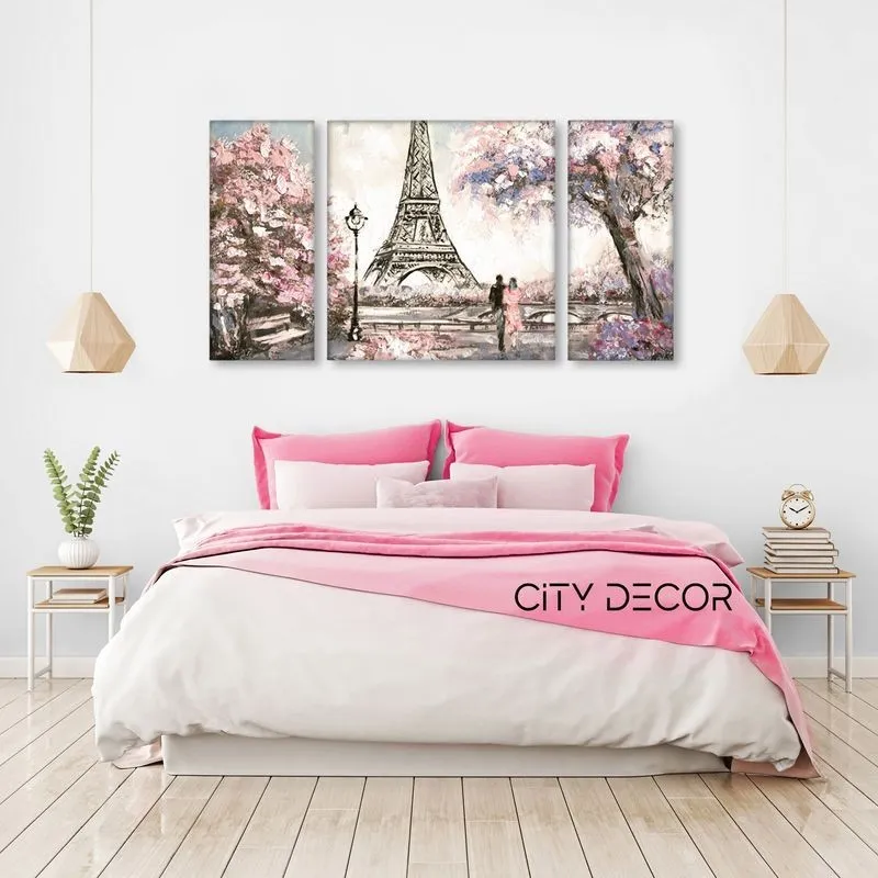 Модульная картина Citydecor Романтика арт. 6.35 (3 модуля) 60x118 см