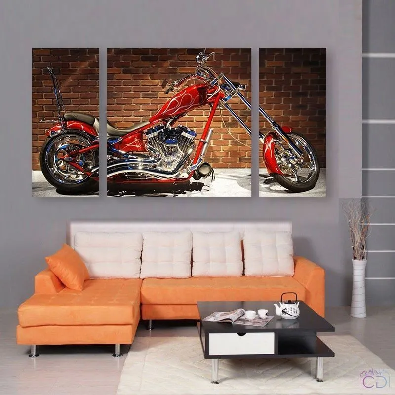 Модульная картина Citydecor Транспорт арт. 6.43 (3 модуля) 60x118 см
