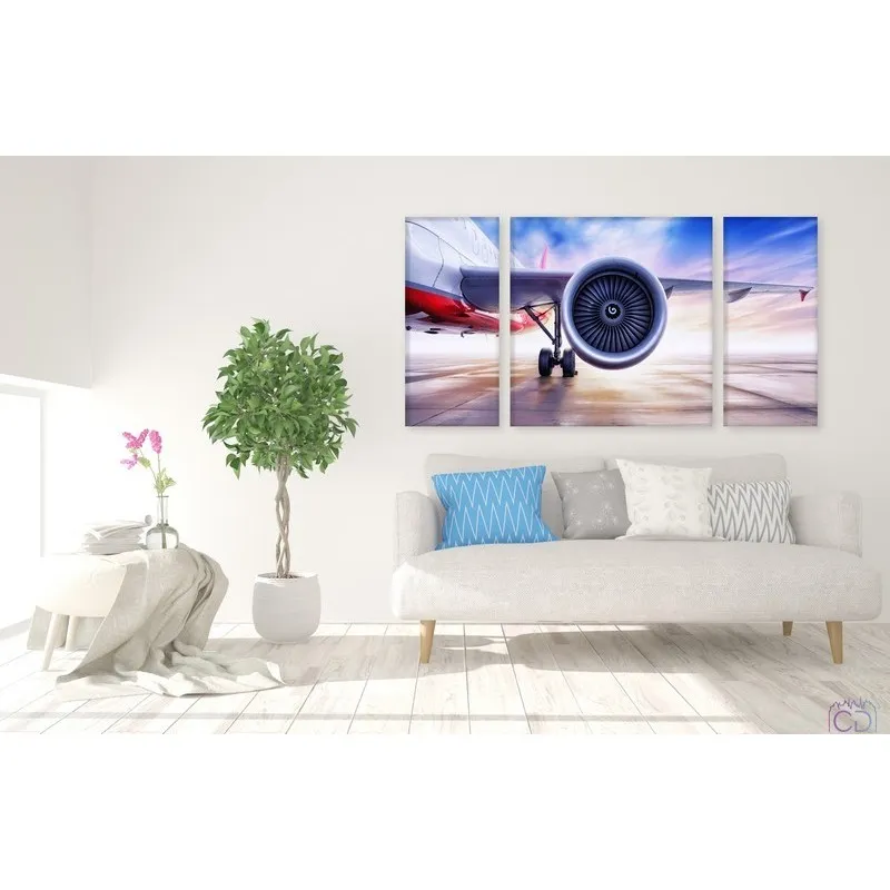 Модульная картина Citydecor Транспорт арт. 6.47 (3 модуля) 60x118 см