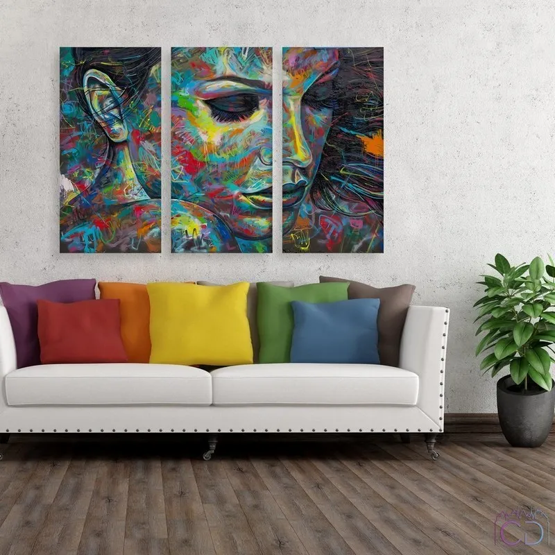 Модульная картина Citydecor Люди/Знаменитости арт. 7.119 (3 модуля) 75x117 см