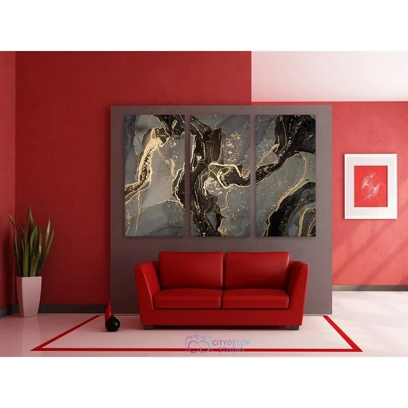 Модульная картина Citydecor Абстракция арт. 7.120 (3 модуля) 75x117 см