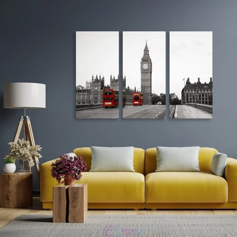 Модульная картина Citydecor Транспорт арт. 7.122 (3 модуля) 75x117 см