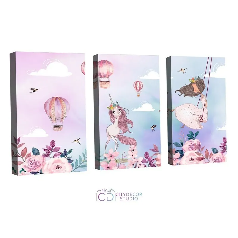 Модульная картина Citydecor Princess арт. 7.124 (3 модуль) 75x117 см