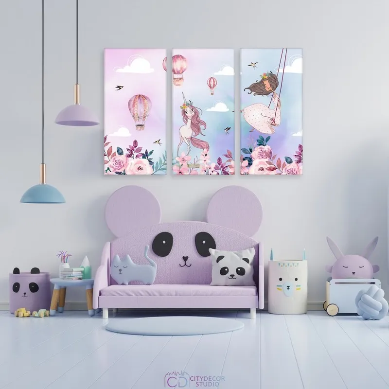 Модульная картина Citydecor Princess арт. 7.124 (3 модуль) 75x117 см